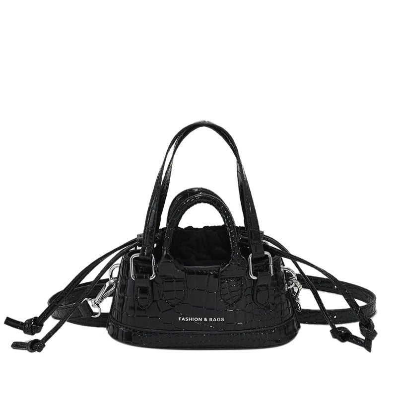 Wholesale PU Small Square Bag with Crocodile Pattern